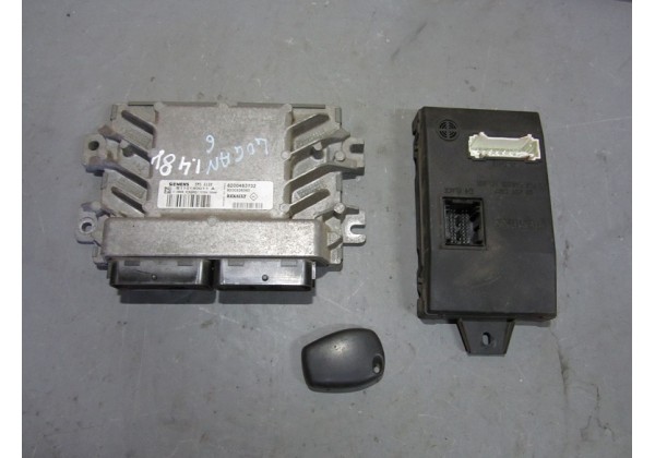 Комплект запалювання, ЕБУ, комп'ютер Renault Logan, 1.4 8V, 8200483732, 8200326380, S110140011, 8200564718, S118522008 A, 8200296328 A, S118522007 D